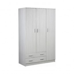 ARMADIO 3 ANTE 2 CASSETTI IN KIT EUCALIPTO