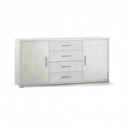 MOBILE 2 ANTE 4 CASSETTI IN KIT OSSIDO BIANCO - OSSIDO BIANCO