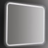 Specchio retroilluminato a Led per bagno da parete rettangolare 80x70