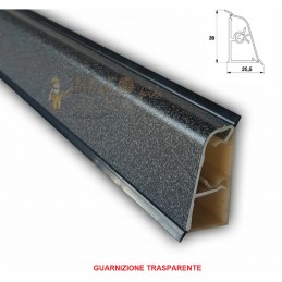 Alzatina classica coperchio in alluminio colore selenio