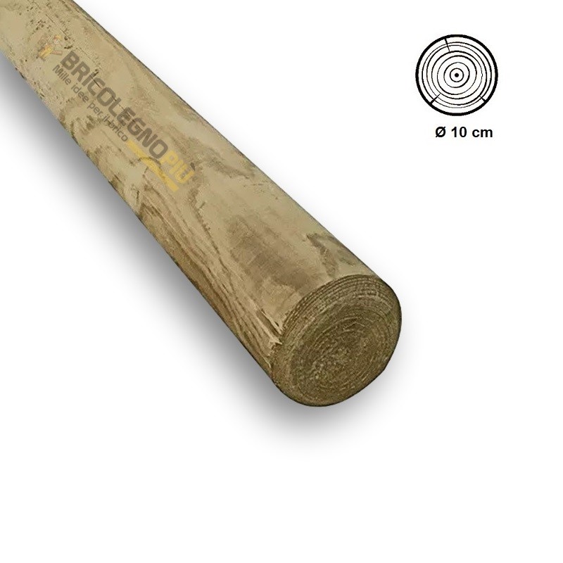 Trave In Legno Di Pino Impregnato 7x7 Cm | Lunghezza 200 Cm | Legno Massello FSC | Per Fai Da Te E Costruzioni