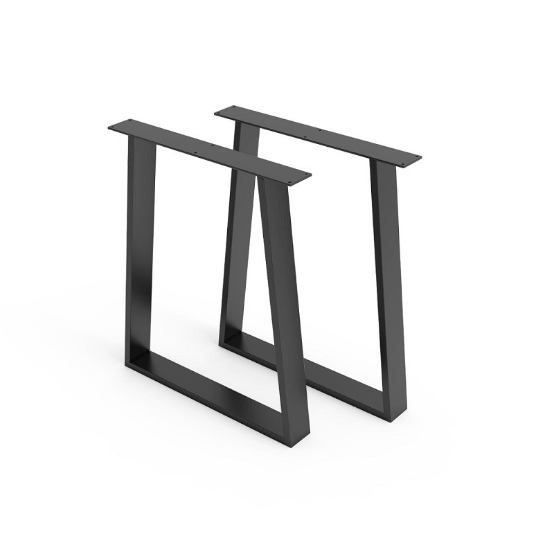 Set 2 gambe tavolo in ferro mod. TRAPP cm H 71 x L 58