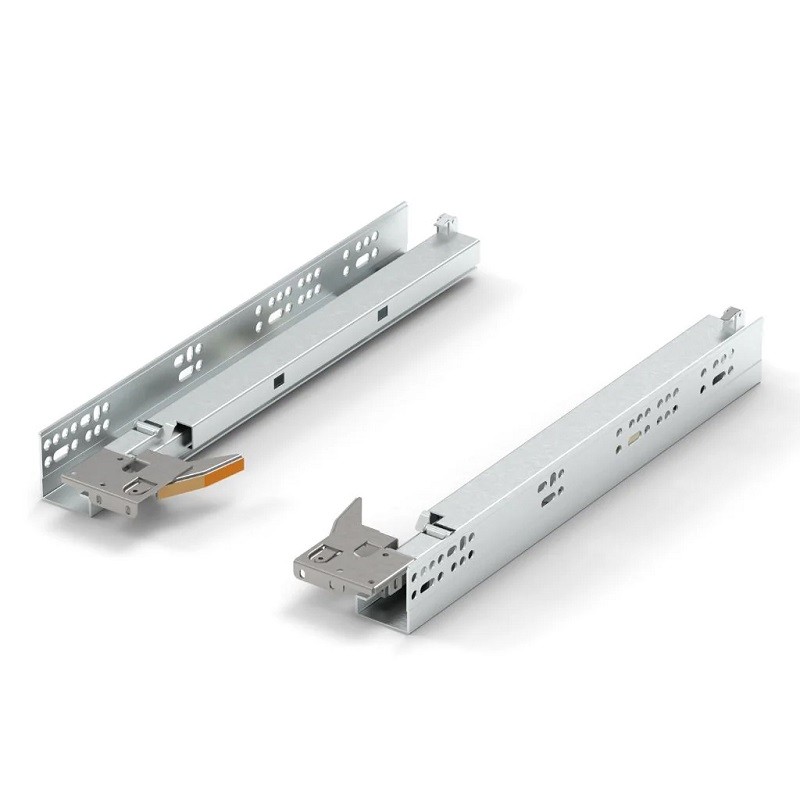 Guide cassetto spingi e apri ammortizzate estrazione totale RAM Q23