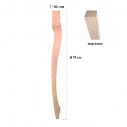 Gamba tavolo mod. Stile da 60 mm senza fresata