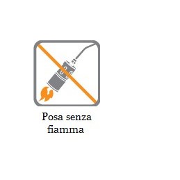 Posa senza fiamma