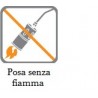 Posa senza fiamma