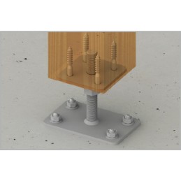 Porta pilasstro regolabile in altezza