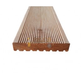 Pavimento maxilistone in legno da esterno Decking Larice Siberiano mm 20x90x2000 