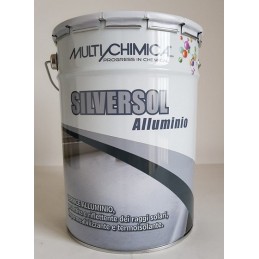 SILVERSOL vernice alluminio ad alta riflettenza per guaine bituminose