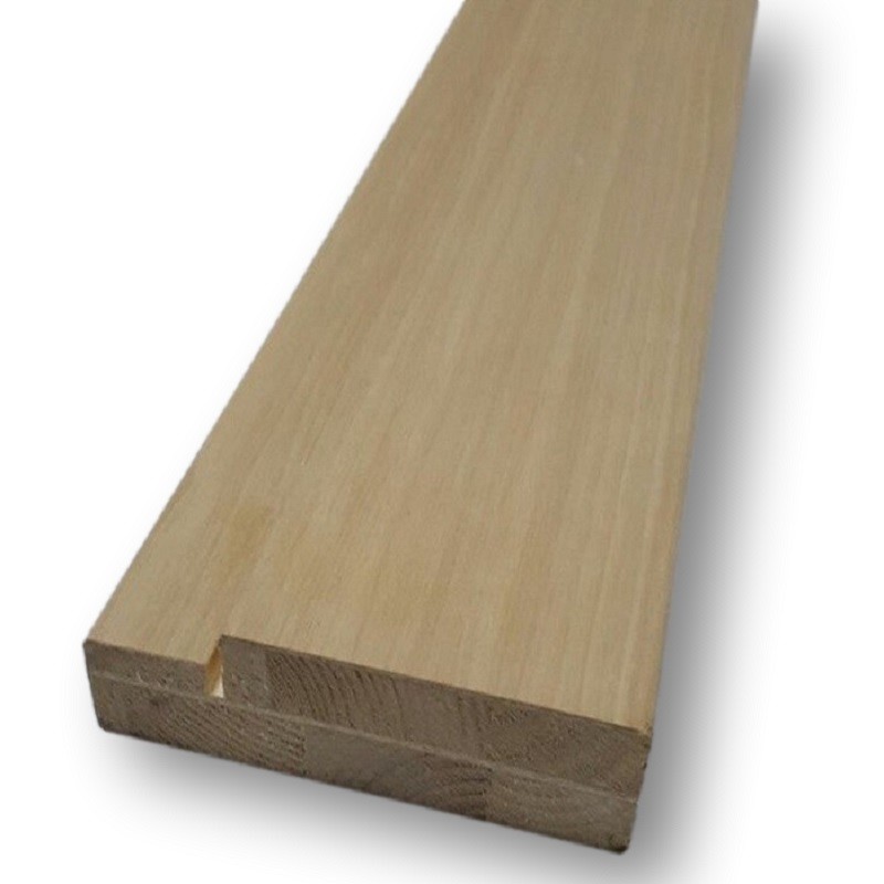 Stipite piano impiallacciato noce Tanganica