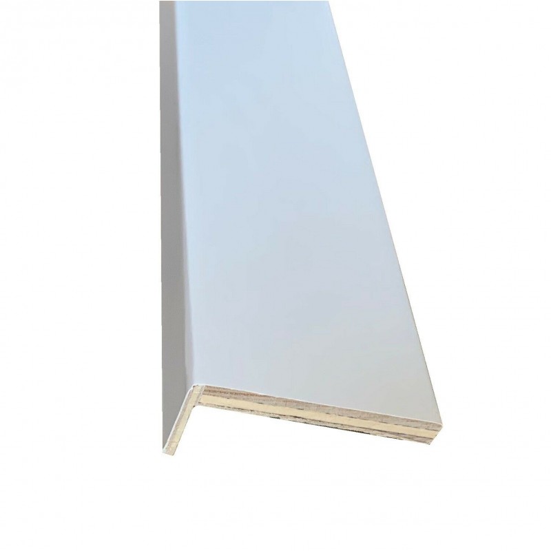 Coprifilo bianco con aletta mm 70x10