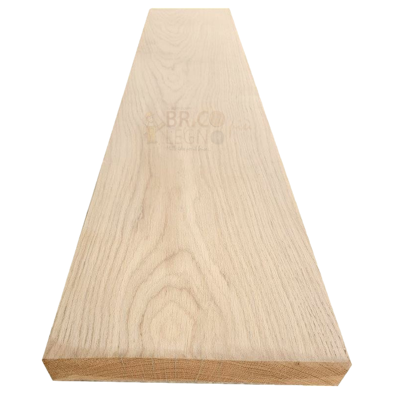 Tavola in legno di Rovere Slavonia cm 3x265x10,5 refilato