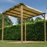 Pergola in pino autoclavato 3 x 3 m