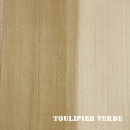 Venatura e colore legno di Toulipier verde
