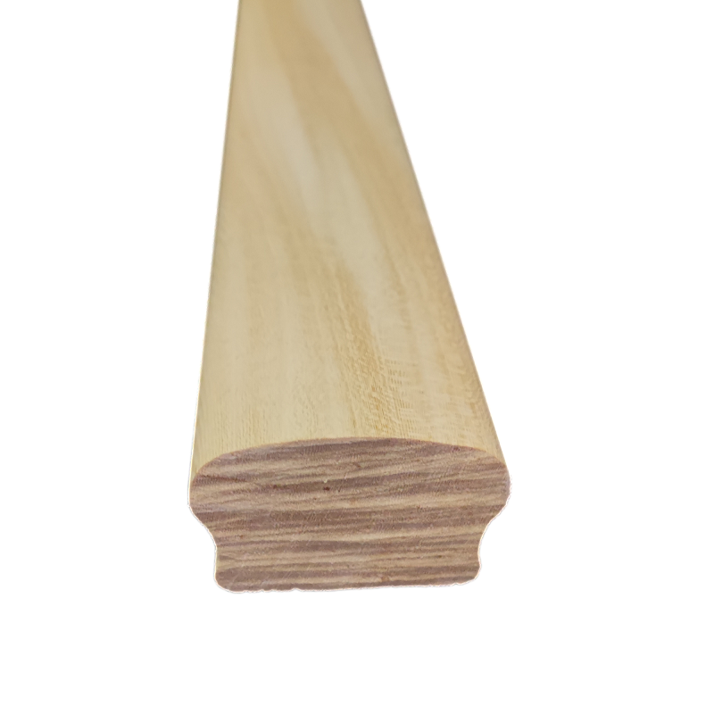 Corrimano passamano in legno per scale interne cm 4x6,8x300