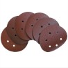 Dischi carta abrasiva su velcro 6 fori