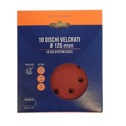 Dischi carta abrasiva da 125 gr 80