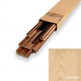 Kit per porte scorrevoli a scomparsa frassino