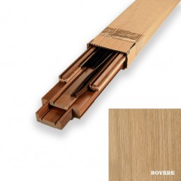 Kit per porte scorrevoli a scomparsa rovere