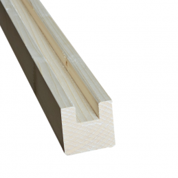 Cornice per grigliato in Pino mm 44x44